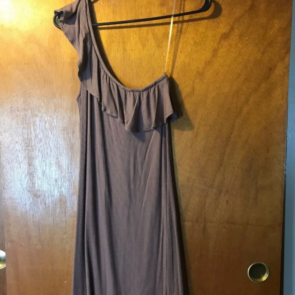 American eagle summer one shoulder dress